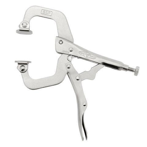 Irwin Vise-Grip 2-1/8 in. X 1-1/2 in. D Locking C-Clamp with Swivel Pads 1000 lb 1 pc