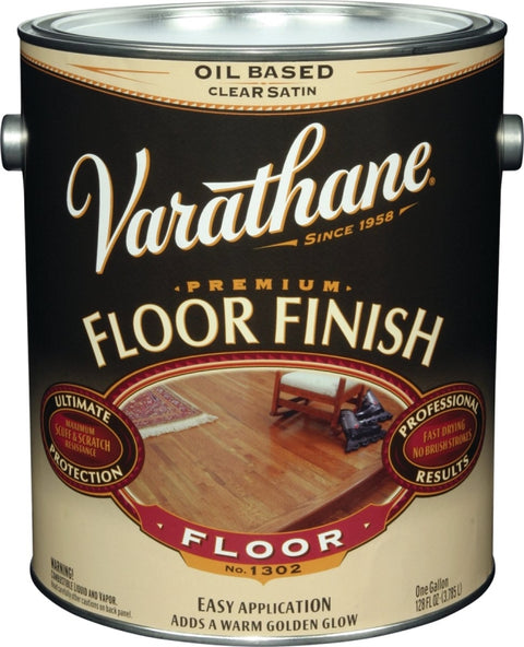 Varathane 214552 Polyurethane, Satin, Liquid, 1 gal, Can, Pack of 2