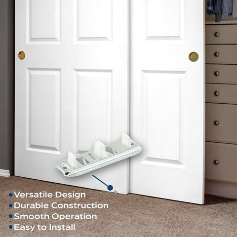 Prime-Line N 6560 Door Guide, Nylon/Steel, Floor