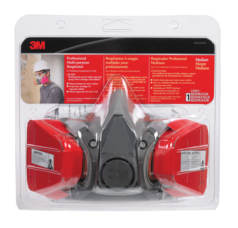 3M Professional Half-Face Mask Respirator 1 pk