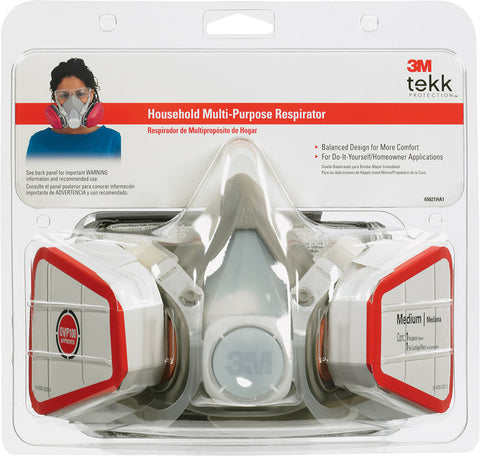 3M Household Half-Face Mask Respirator 1 pk