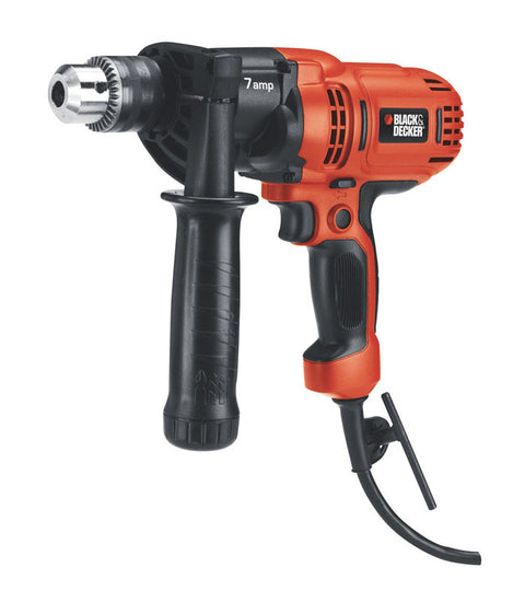 Black+Decker 7 amps 1/2 in. Keyed 800 rpm Corded Drill