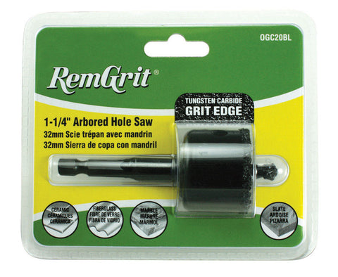 Disston RemGrit 1-1/4 in. Dia. Carbide Grit Hole Saw