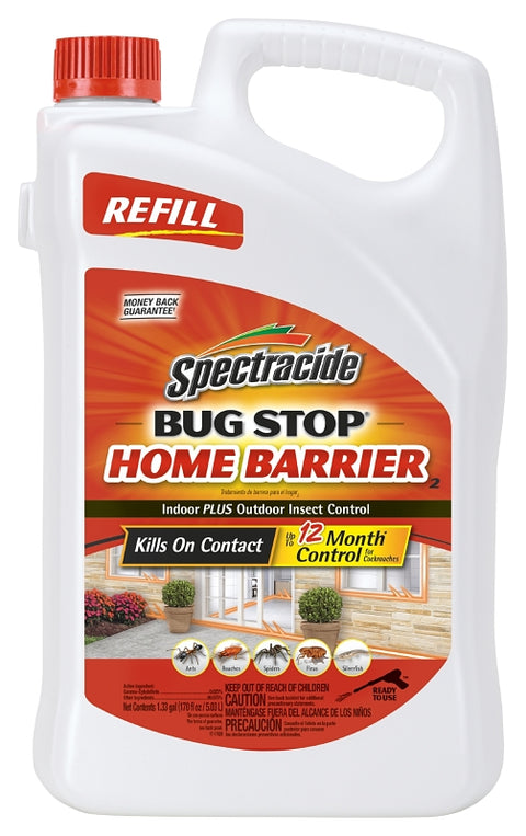 Spectracide HG-96381 Insecticide, Liquid, Spray Application, 1.33 gal