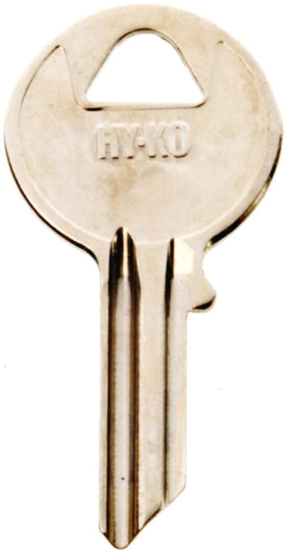 Hy-Ko 11010Y5 Key Blank, Brass, Nickel, For: Yale Cabinet, House Locks and Padlocks, Pack of 10
