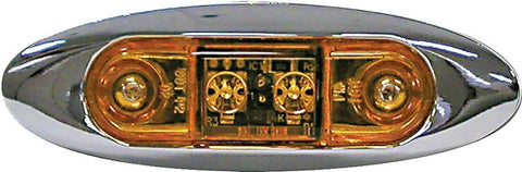 PM V168XA LED Light, 9/16 V, 2-Lamp, LED Lamp, Amber Lamp