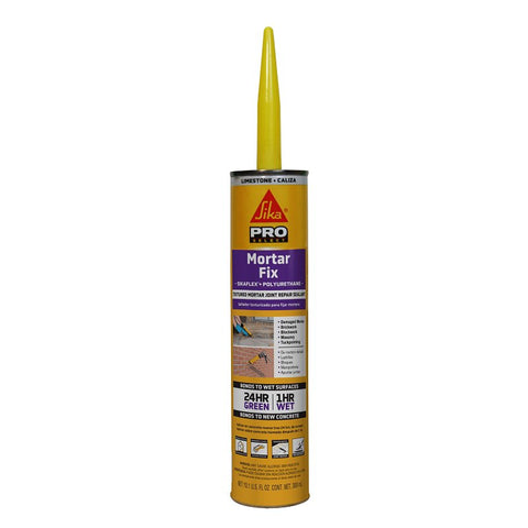 Sika SIKAFLEX PRO SELECT Series 515313 Mortar Fix Sealant, Gray, Sealant, 10.1 fl-oz Cartridge