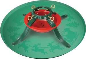 National Holidays HandiThings XTRA Tree Stand Tray, 28-1/2 in W, Green, Pack of 12