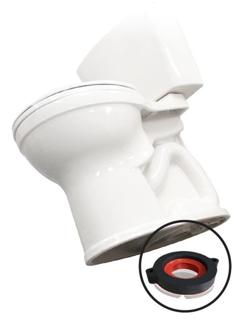 Korky 6000BP Toilet Seal Kit, Foam/Rubber, Red, For: 3 in, 4 in Drain Pipes