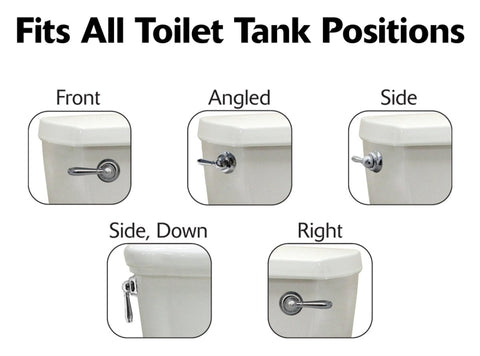 Korky 6051BP Handle and Lever, Plastic, For: American Standard, Kohler, Toto and Others Brands