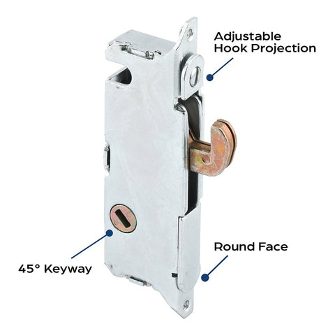 Prime-Line E 2014 Sliding Door Lock, Steel