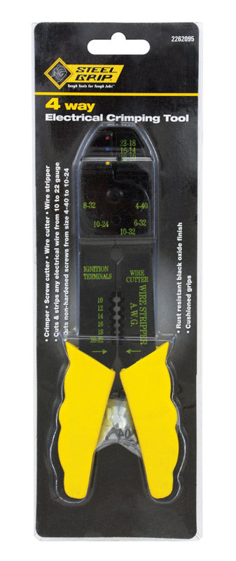 Steel Grip 4 Way Electrical Crimping Tool