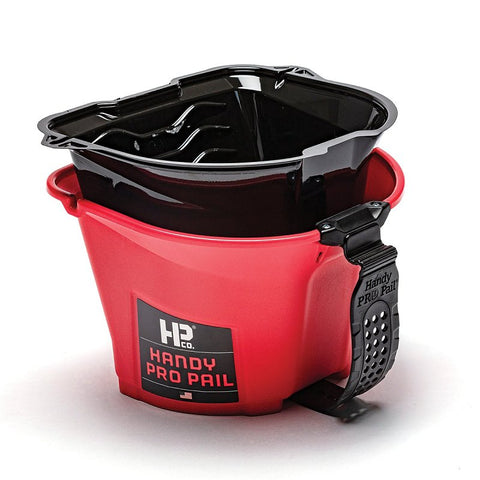 Handy Products BER-3220-CT Paint Pail, 0.5 gal Capacity, Plastic, Black