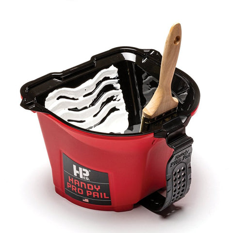 Handy Products BER-3220-CT Paint Pail, 0.5 gal Capacity, Plastic, Black