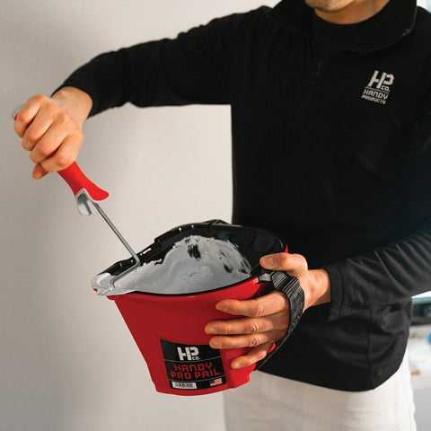 Handy Products BER-3220-CT Paint Pail, 0.5 gal Capacity, Plastic, Black