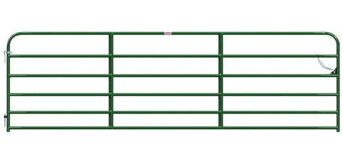 Behlen Country 40130142 Utility Gate, 168 in W Gate, 50 in H Gate, 20 ga Frame Tube/Channel, Green