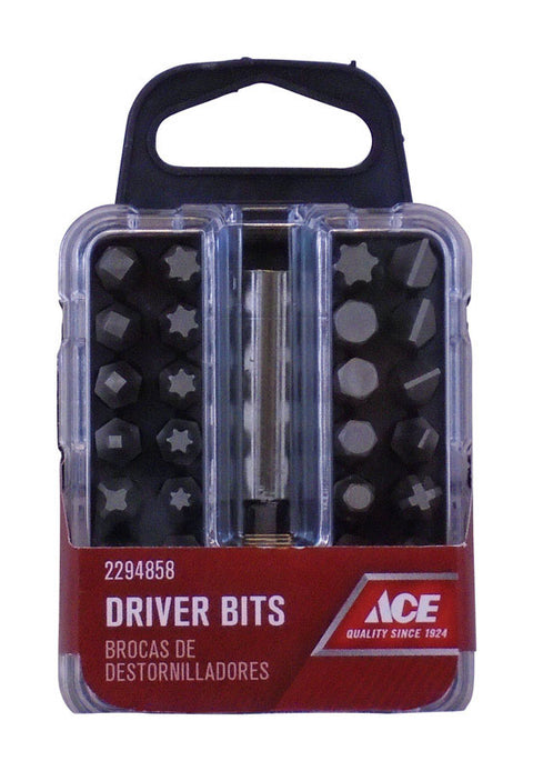Ace Screwdriver Bit 1/4 in. Dia. x 1 in. L 33 pc.