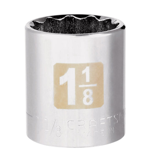 Craftsman 1/2 in. Drive 12 Point 1-1/8 in. Standard Socket