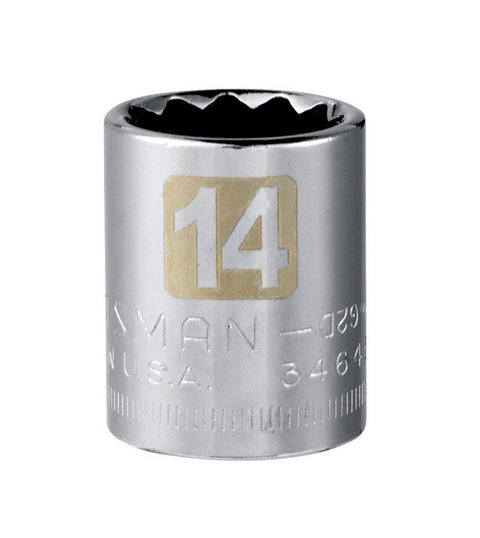 Craftsman 3/8 in. Drive 12 Point 14 mm Standard Socket