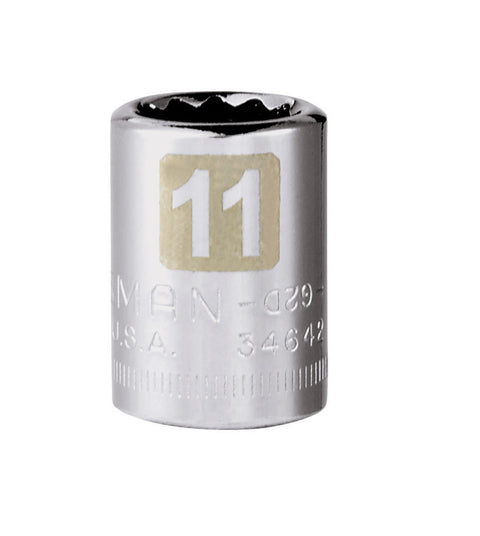 Craftsman 3/8 in. Drive 12 Point 11 mm Standard Socket