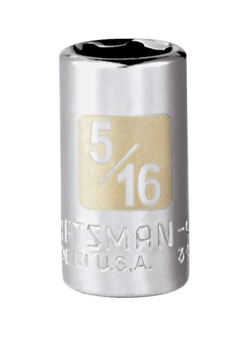 Craftsman 1/4 in. Drive 6 Point 5/16 in. Standard Socket