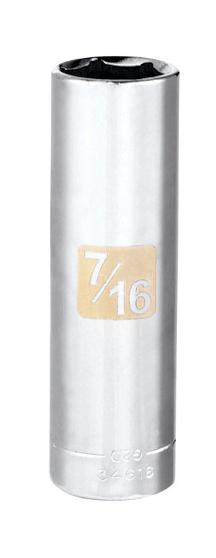 Craftsman 1/4 in. Drive 6 Point 7/16 in. Deep Socket