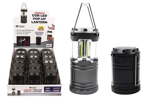 Diamond Visions 08-1908 COB Pop-Up Lantern, LED Lamp, Plastic, Pack of 15