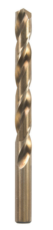 Irwin Cobalt High Speed Steel Straight 31/64 in. Dia. x 3-11/16 in. L Drill Bit
