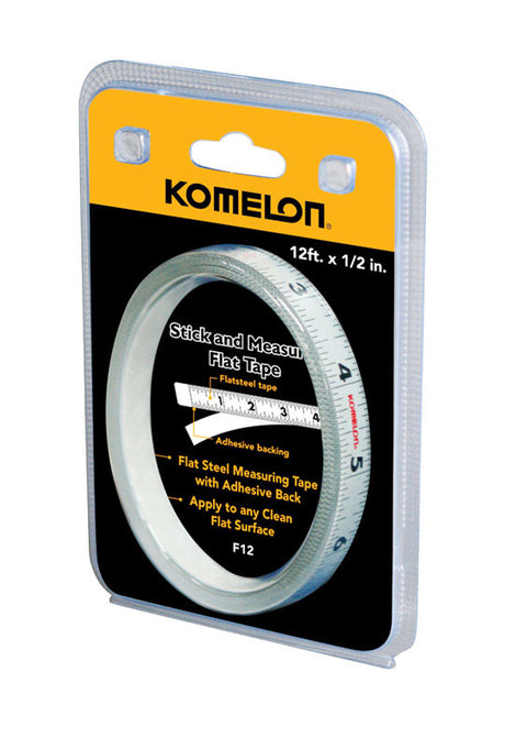 Komelon Tape Measure 1/2 in. W x 12 ft. L