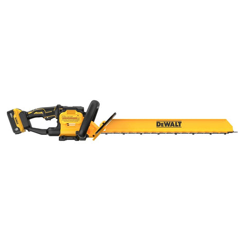 DEWALT MAX XR DCHT826P1 Hedge Trimmer Kit, Battery Included, 5 Ah, 20 V, 1 in Cutting Capacity, 24 in L Blade