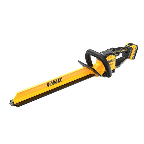 DEWALT MAX XR DCHT826P1 Hedge Trimmer Kit, Battery Included, 5 Ah, 20 V, 1 in Cutting Capacity, 24 in L Blade
