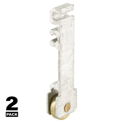 Prime-Line G 3102 Roller Assembly, 3/8 in W, 2 in L, Aluminum/Steel