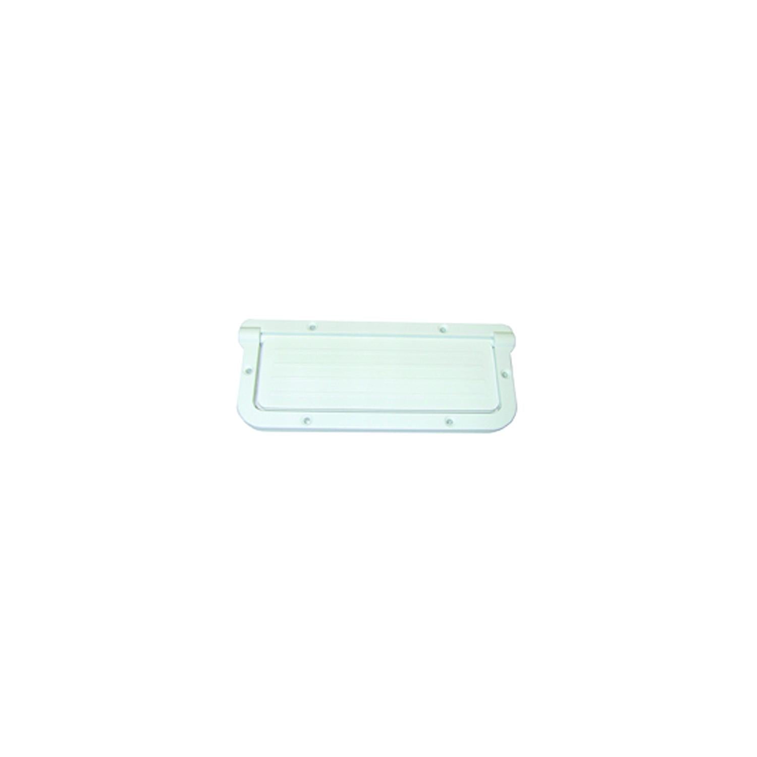 T-H Marine Large Rectangular Scupper Fits 2 x 5-1/2″ Hole, White ...