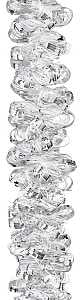 Holidaytrims 3686013 Garland, 12 ft L, PVC, Silver/Snow White, Indoor, Pack of 12