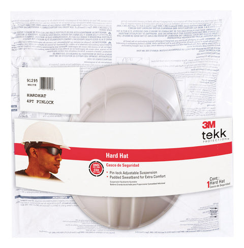 Tekk White Hard Hat Polyethylene