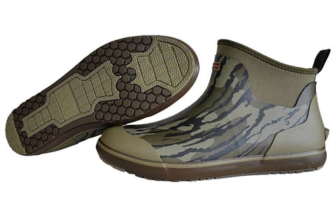 Muddy DV8 Series DCKBT-MOB-9D Deck Boots, 9, D W, Mossy Oak Bottomland, Neoprene Upper