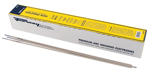 Forney 1/8 in. Dia. x 14.6 in. L Mild Steel Welding Rods AC/DC For Low Hydrogen