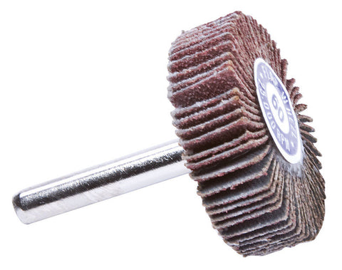 Forney 1-1/2 in. Dia. x 1/4 in. Aluminum Oxide Flap Wheel 60 Grit