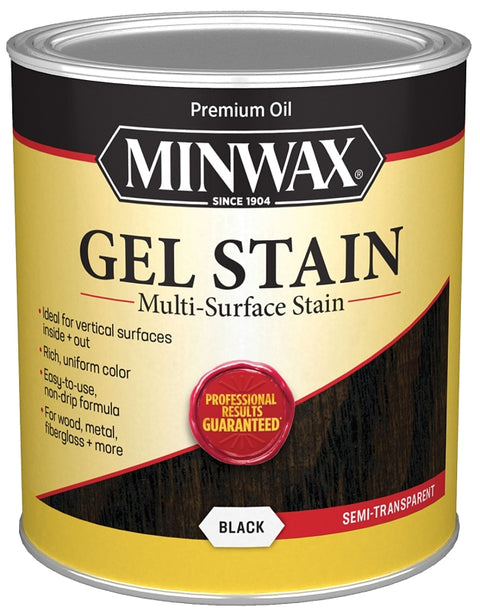 STAIN GEL BLACK QT
