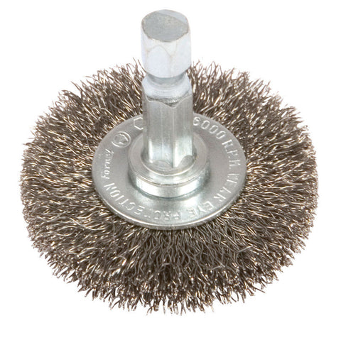 Forney 1-1/2 in. Crimped Wire Wheel Brush Metal 6000 rpm 1 pc.
