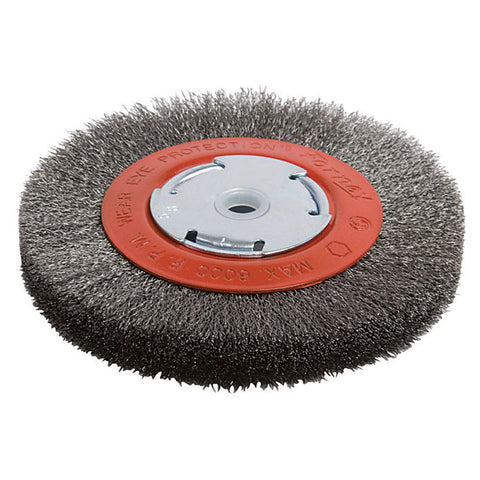 Forney 6 in. Crimped Wire Wheel Brush Metal 6000 rpm 1 pc.