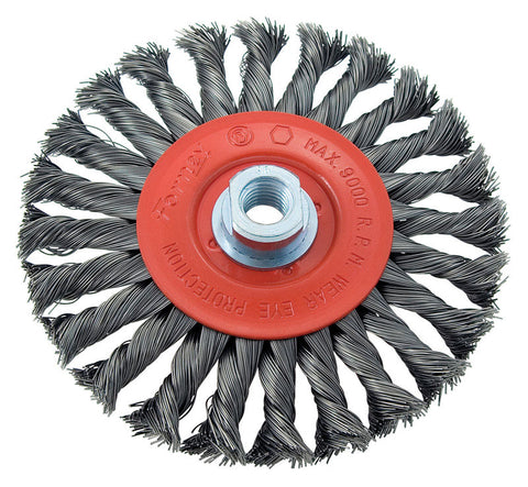 Forney 6 in. Crimped Wire Wheel Brush Metal 9000 rpm 1 pc.