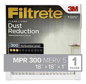 FILTER AIR DST REDUC 18X18X1IN, Pack of 4