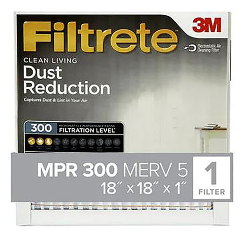 FILTER AIR DST REDUC 18X18X1IN, Pack of 4