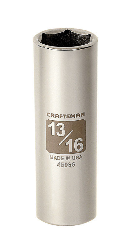Craftsman 1/2 in. Drive 6 Point 13/16 in. Deep Socket