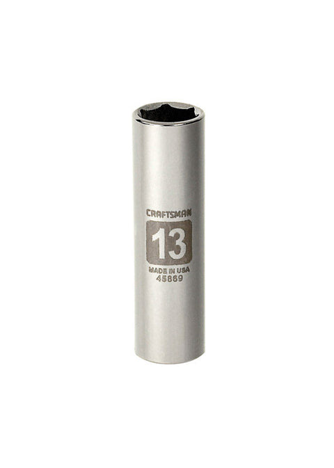 Craftsman 3/8 in. Drive 6 Point 13 mm Deep Socket