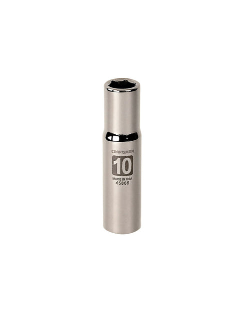 Craftsman 3/8 in. Drive 6 Point 10 mm Deep Socket
