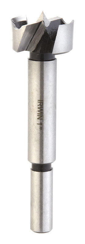 Irwin Marples Carbon Steel Reduced Shank 1 in. Dia. Forstner Drill Bit 1 pc.