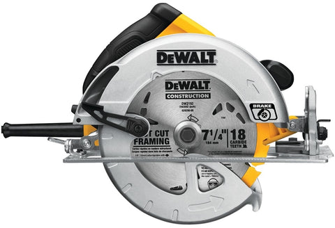 Dewalt DWE575SB Corded Lightweight Circular Saw, 120 V, 15 A, 1950 W, 7-1/4 in