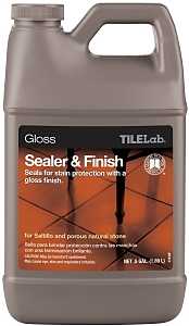 CUSTOM TileLab TLGLSSHG Sealer and Finish, Liquid, Clear, 0.5 gal, Bottle
